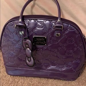 Purple Hello Kitty Dome Handbag
